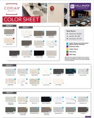 2024 CORIAN QUARTZ COLOR SHEET