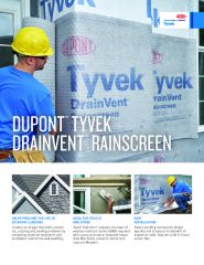 DuPont™ Tyvek® DrainVent™ Rainscreen Sell Sheet
