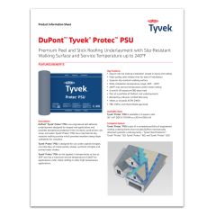 DuPont™ Tyvek® Protec™ PSU Peel and Stick Underlayment PDF Only