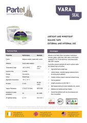 PARTEL VARA SEAL DATA SHEET PDF ONLY