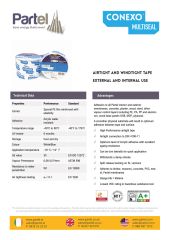 PARTEL CONEXO MULTISEAL TAPE DATA SHEET PDF ONLY