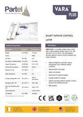PARTEL VARA PLUS DATA SHEET PDF ONLY
