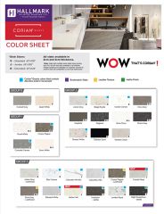 2026 CORIAN QUARTZ COLOR SHEET