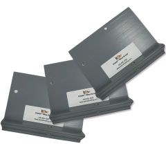 KEENE SAMPLE DRIWALL WEEP SCREED GRAY